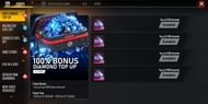 100% Bonus diamond top-up event Free Google Play Credit